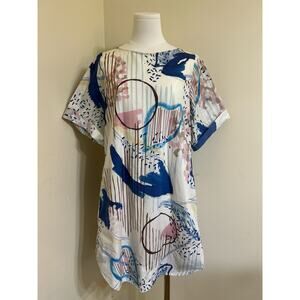 COS Lightweight-Cotton A-Line Dress Sz 4